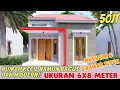 Lagu Rumah Minimalis Sederhana Dipedesaan Ukuran 6x8 Meter 3 Kamar Tidur \u0026 Mushola