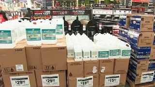 Shoppers flock to Home Depot for last-minute purchases before ice storm hits north Georgia
