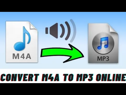 Download MP3 How to Convert m4a to Mp3 Audio File Online