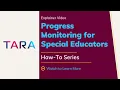SPED How To Use The Progress Monitoring Tracker