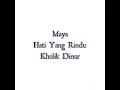 Lagu Maya - Hati Yang Rindu (Official Lyric Video)