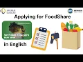 Applying for FoodShare in Wisconsin English