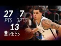 Michael Porter Jr 27 pts 7 threes 13 rebs vs Heat season