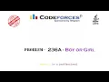 Codeforces Problem 236A Boy or Girl solved by java in Bangla