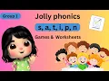 Jolly Phonics Group 1 Games and Worksheets s a t i p n