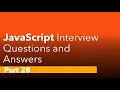 Top JavaScript Interview Question Part 28 Best javascript interview questions and answer in Hindi