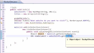 Intermediate Java Tutorial 118 Listening for User Events