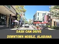 Dash Cam Drive Exploring the Downtown Streets of Mobile Alabama