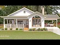 Lovely House Design With Floor Plan 3 Bedroom With 2-Car Carport Small Yet Elegant Home ID 1004