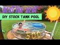 DIY STOCK TANK POOL Affordable Backyard Pools DIY DWIGHT