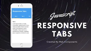 Simple Responsive Tabs Using HTML CSS And Javascript