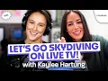 Kylie on Ziplining in Stadiums NFL Group Chats Egg Freezing Reality with Kaylee Hartung Ep 19