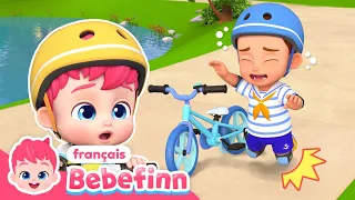 Chanson sur la Sécurité à Vélo 🚲 | EP146 | Apprendre | Bebefinn en français 👶 Chansons pour Enfants