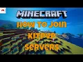 How To Join Any Minecraft KitPvP Server