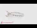 Shared Prong Thin Semi Mount Engagement Ring In White Gold