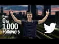 How To Grow From 0 To 1 000 Followers on X Twitter - Complete Growth Strategy