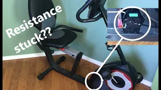Exercise Bike Resistance Not Working How to Replace a Tension Resistor Motor Pro-Form 235 CSX
