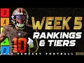 Download Lagu Week 5 Running Back Rankings \u0026 Tiers - 2025 Fantasy Football