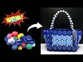 Download Lagu Beautiful Bag from bottle caps ! Bottle caps diy ideas ! best out of waste ! Tas tutup botol