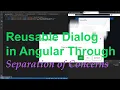 Create Reusable Components in Angular Dialog Box