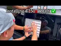 Installing American Flag Rear Window Decal On My F150