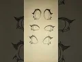 How to draw eyes