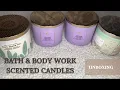Bath Body Works White Barn Candles Collection Unboxing Vlog