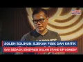Lagu Sesama Komika, Soleh Solihun Tanggapi Gaya Kritik Pandji di 'Mens Rea' | IDB Update