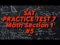 SAT Practice Test 7 Math Section 1 S1Q5 Triangles EFG and JKL are congruent