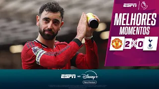MANCHESTER UNITED BATE O TOTTENHAM COM UM A MAIS E VENCE A QUARTA SEGUIDA | MELHORES MOMENTOS