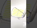Making a Variable Pattern for a Golf Club in SOLIDWORKS