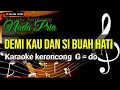 Download Lagu DEMI KAU DAN SI BUAH HATI , KARAOKE KERONCONG NADA PRIA