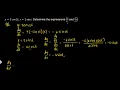 Differential Calculus Parametric Equations
