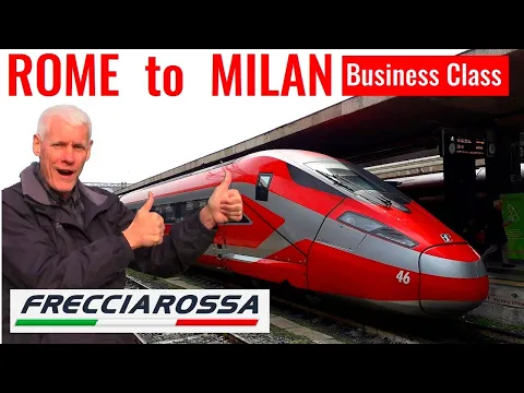 Download MP3 THAT'S MORE LIKE IT! High-Speed Frecciarossa train from Roma Termini to Milano in business class.