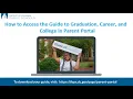 How to Access the Guide to Graduation Career and College in Parent Portal