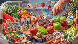 Satisfying Cutting 🍎🔪🥑🥕🍔🥝🍐🥥🥭🍋🫑Foods Fruits Vegetables ToysASMR live pt. 11