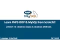 PHP OOP MySQLi Lesson 13 Abstract Classes