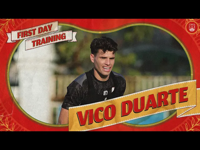 First Day Training Vico Duarte 💯🔴