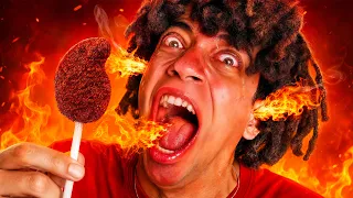 تجربه مصاصه اصبع الشيطان 🚨😱 ( احر مصاصه فى العالم 🔥 )