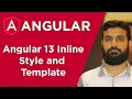 Angular 13 Inline Style and Template Urdu Hindi