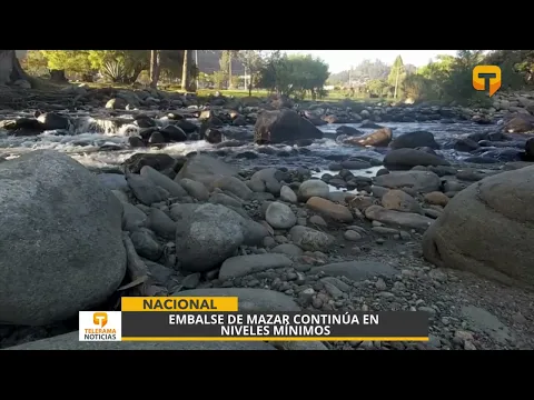 Embalse de Mazar continúa en niveles mínimos