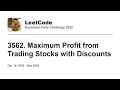 Daily Leetcode Dec 16 2025 - 3562 Maximum Profit from Trading Stocks with Discounts