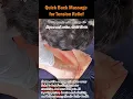 Quick Back Massage for Tension Relief