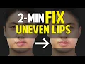 Download Lagu Fix Uneven Lips, Uneven Smile｜Facial Asymmetry in 2-Minute｜Balancing Exercises