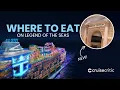 NEW RESTAURANTS on Royal Caribbean s Legend of the Seas