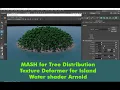 Maya Mash Basics Tutorial - Texture deformer Scatter World Random