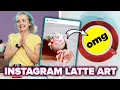 Baristas Try To Recreate Instagram Latte Art