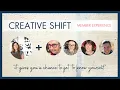 CREATIVE SHIFT How it changed the way we create - course members share their experience