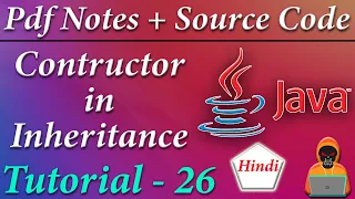 Constructor in Inheritance and Super keyword in JAVA JAVA Tutorial in Hindi Death Code