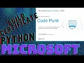 Build Certificate Using Python MicroSoft Certificate Python Project